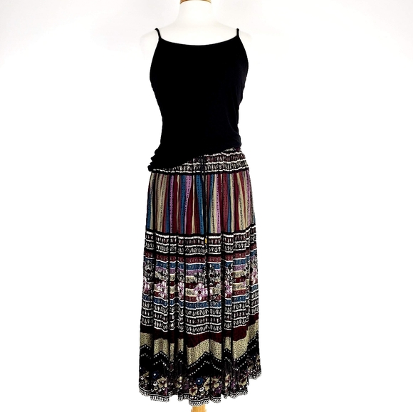 Sag Harbor Dresses & Skirts - Sag Harbor BOHO Gypsy Long Colorful Maxi Skirt